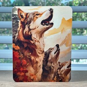 Handmade Wolves Greeting Card